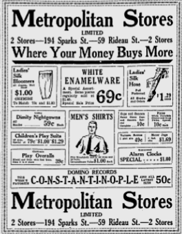 Metropolitan Stores and Domino Records