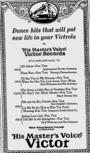 -victor records march 6,1925 montreal gazette