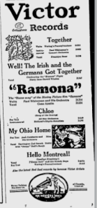 -victor records may 5.1928 montreal gazette