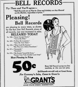 Schenectady Gazette   Google News Archive Search-bell records feb 1925